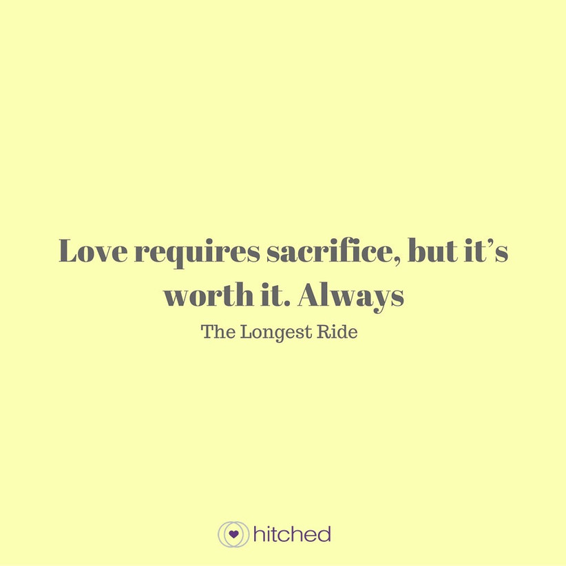 love requires sacrifice quote 351d5e8