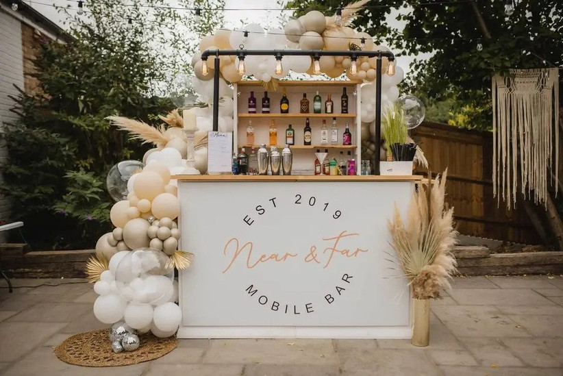 Open bar at wedding average price sale