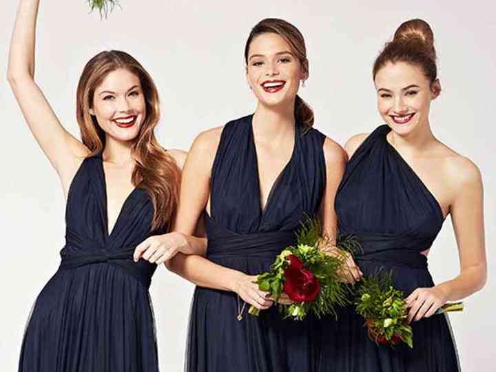 navy blue bridesmaid dresses uk