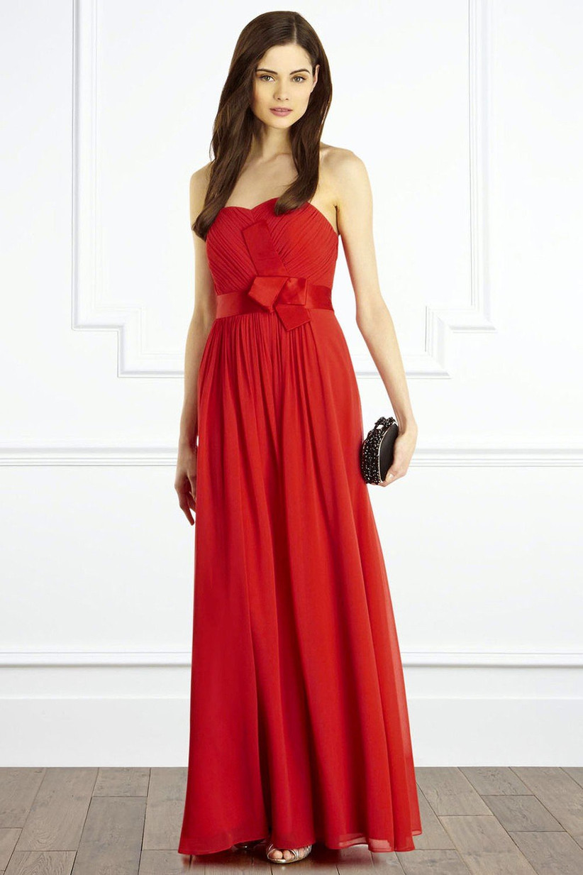 deep red bridesmaid dresses uk