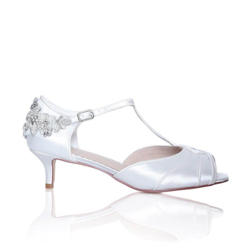 small silver heels uk