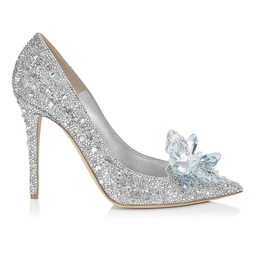 glitter designer heels