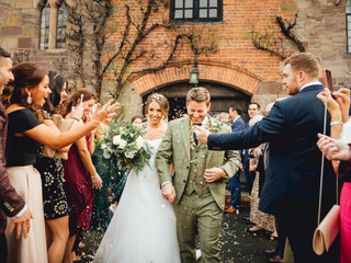 A Magical Winter Wedding at Brinsop Court + a Suzanne Neville Dress