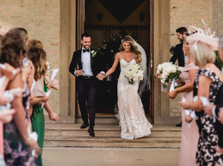 A Glamorous White Wedding at Stubton Hall with an Orangery Reception + Calla Blanche Gown