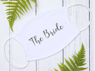 44 Stylish Wedding Face Masks for Couples and Guests