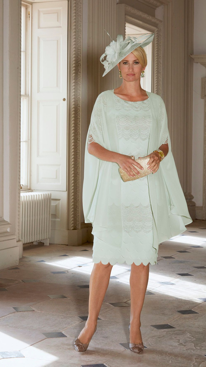 Elegant V Neck Tea Length Charmeuse Mother of the Bride Dresses 2022 ...
