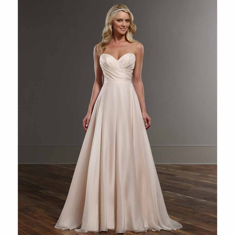 Nude Wedding Dresses Mesmerising Gowns Hitched Co Uk