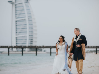 A Dubai Destination Wedding with a Hindu Ceremony + Liverpudlian Special Touches