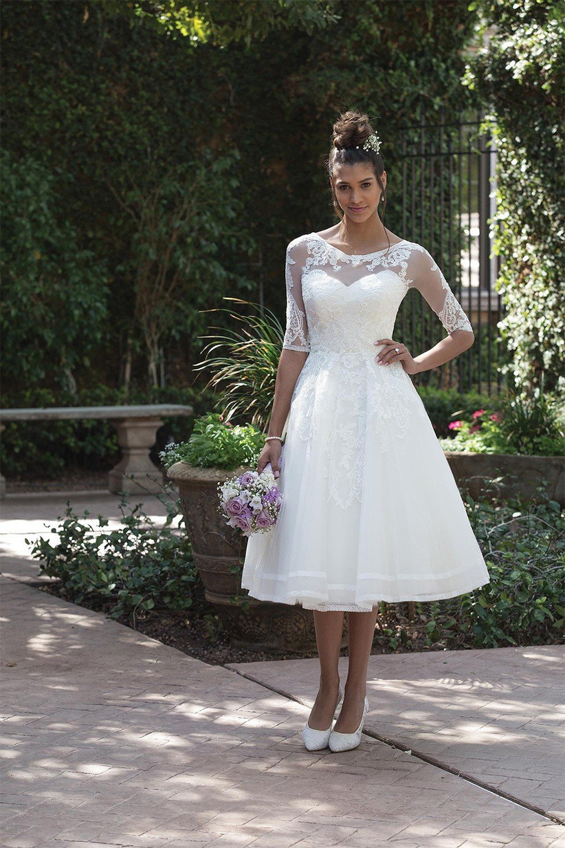 wedding dresses that transform from long to short