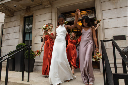 25 Satin Bridesmaids Dresses That Your Girls Will Adore 