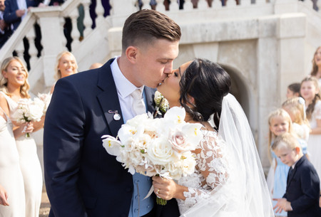 Paige & Luke's Real-Life Fairytale Wedding at Botleys Mansion