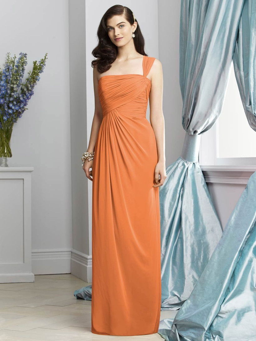 Stylish Orange Bridesmaid Dresses - hitched.co.uk