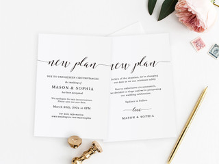 How to Tell Guests You’re Postponing Your Wedding