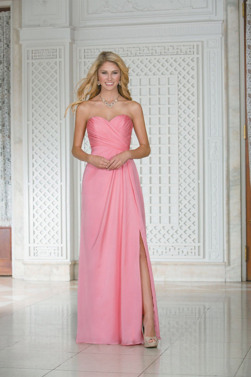 Pink Bridesmaid Dresses hitched.co.uk