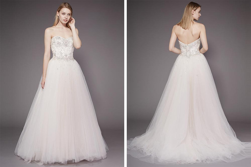 full sparkle wedding dress