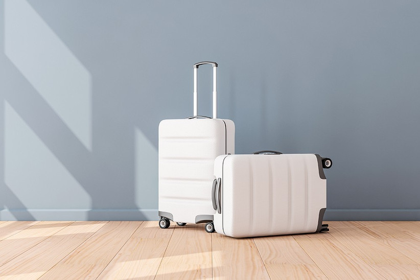 his and her matching luggage