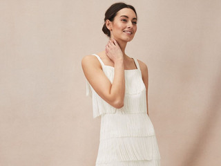 13 Fringe Wedding Dresses From Vintage Designs to Boho Gowns