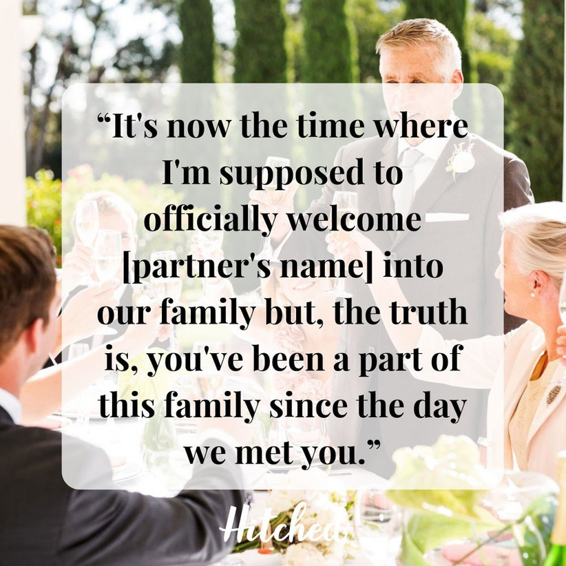 what to say about parents in wedding speech