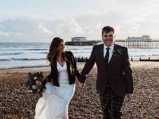 Real Covid Wedding: Catriona and Callum, Worthing Dome