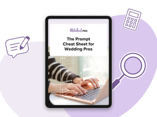 The Ultimate AI Prompts Cheat Sheet for Wedding Pros