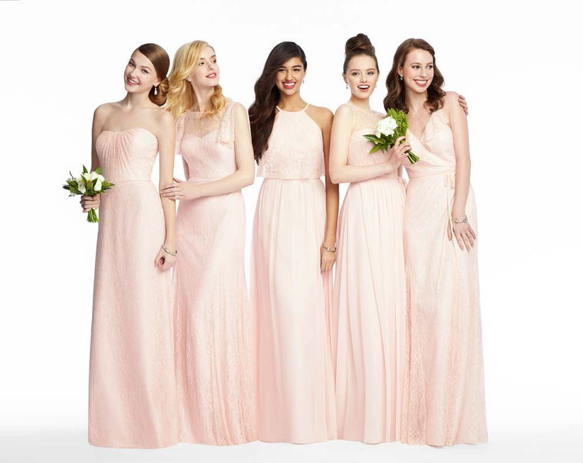 pink bridesmaid dressing gown