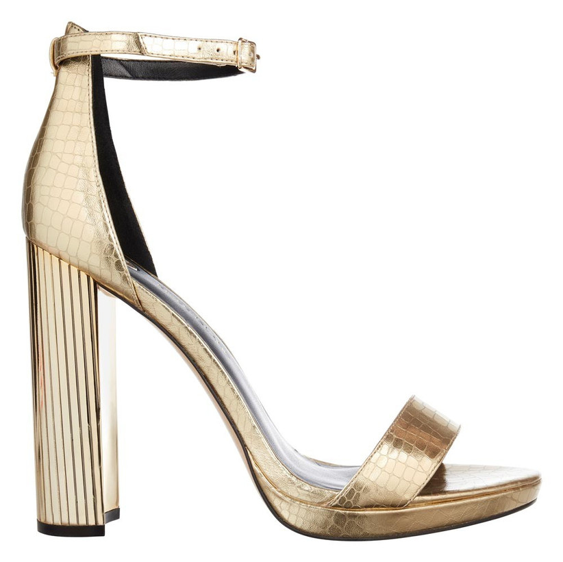 muted gold heels