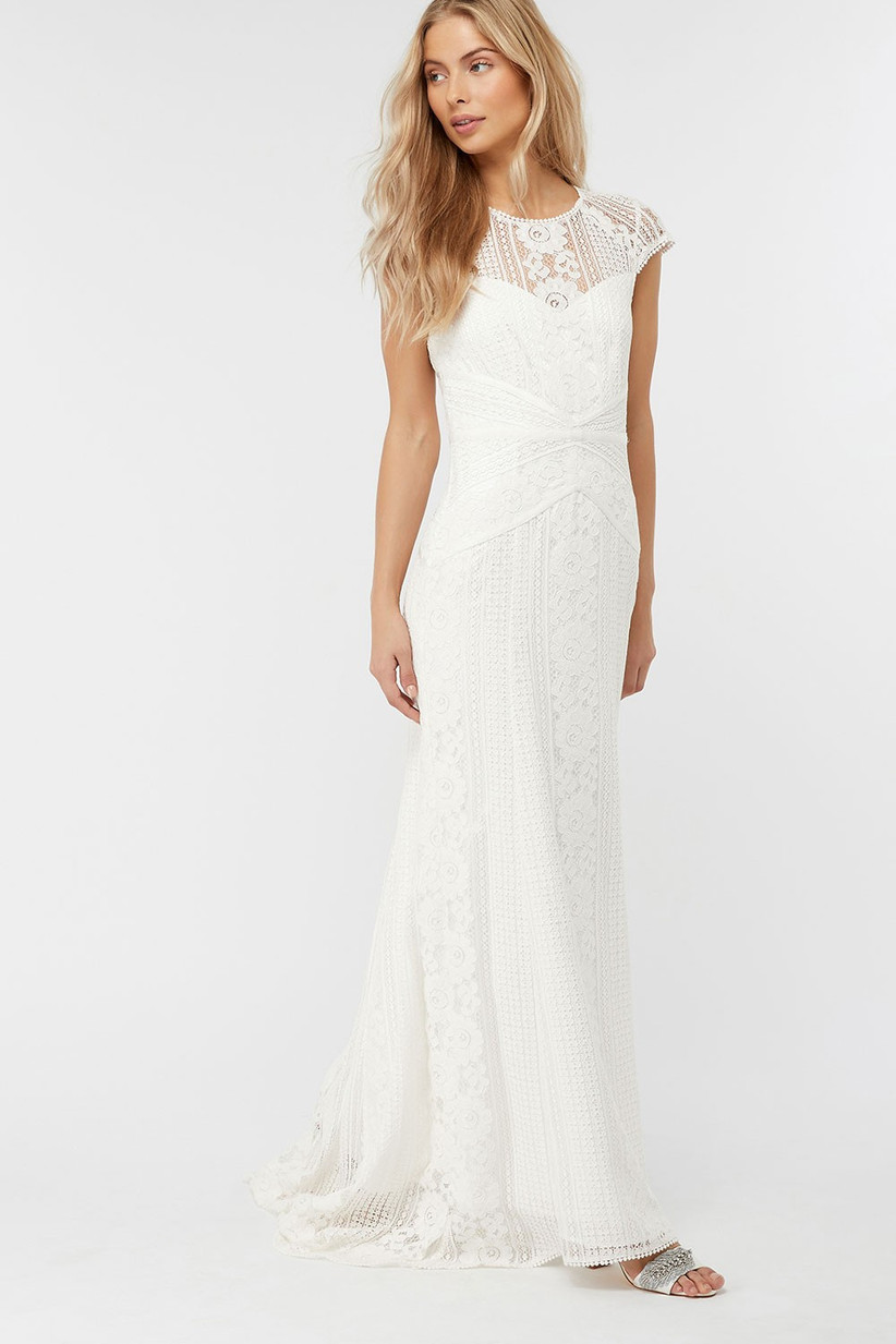 monsoon grecian style wedding dress