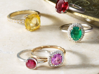 30+ Best Coloured Engagement Rings