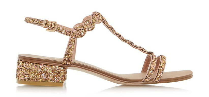 Glamorous Gold Wedding Shoes - hitched.co.uk