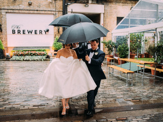 A Tuscany-Inspired, Jewish Wedding at The Brewery, London, with a Pronovias Dress