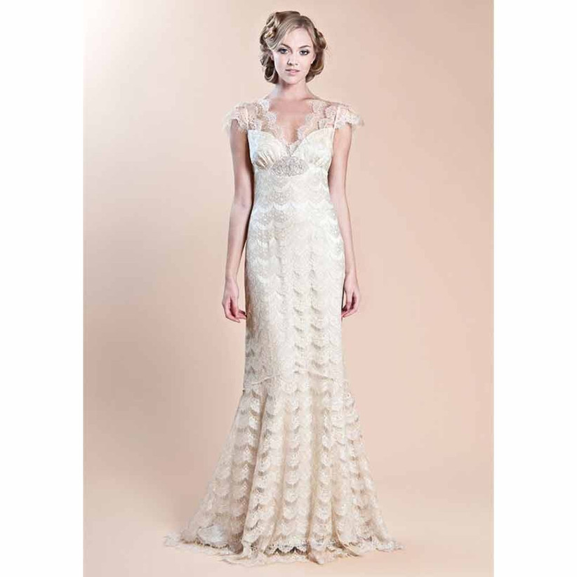 Nude Wedding Dresses Mesmerising Gowns Hitched Co Uk