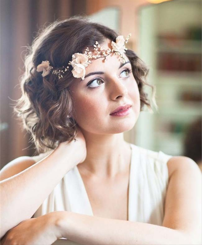 33 Easy Hairstyle For Short Hair Bride for Girls