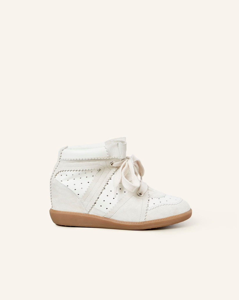 wedge wedding trainers