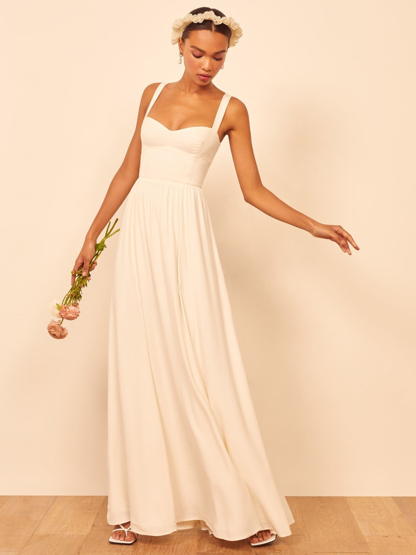 simple comfortable wedding dress