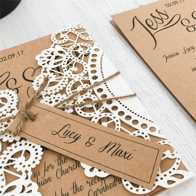 Rustic Wedding Invitations - hitched.co.uk