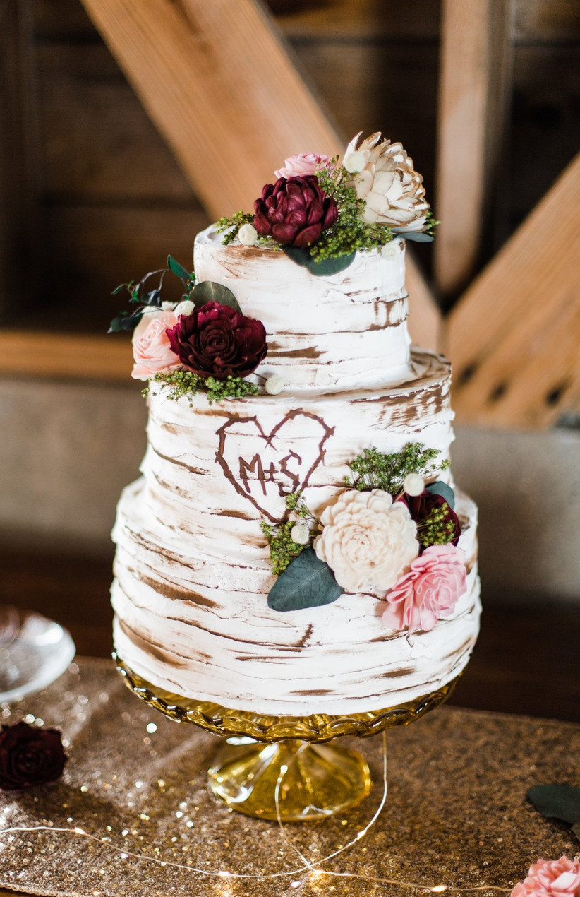 40 Gorgeous Rustic Wedding Cake Ideas