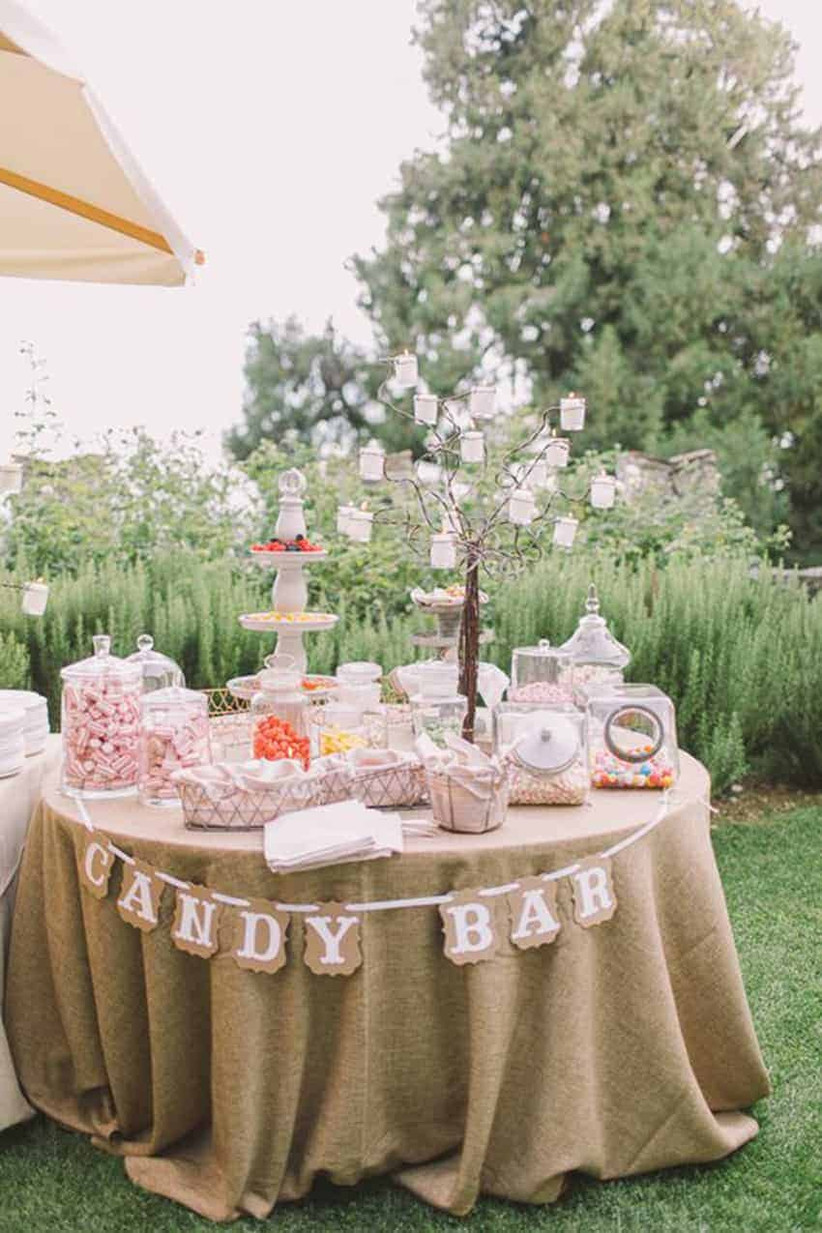 22 Cute Wedding Sweet Table Ideas (& How to Create Your Own) - hitched