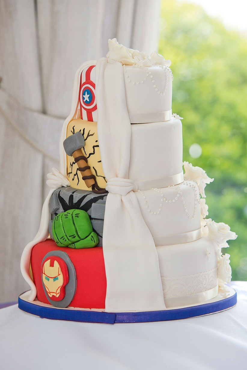 Superhero Wedding Cakes That Will Make Your Day Totally Epic Hitched Co Uk