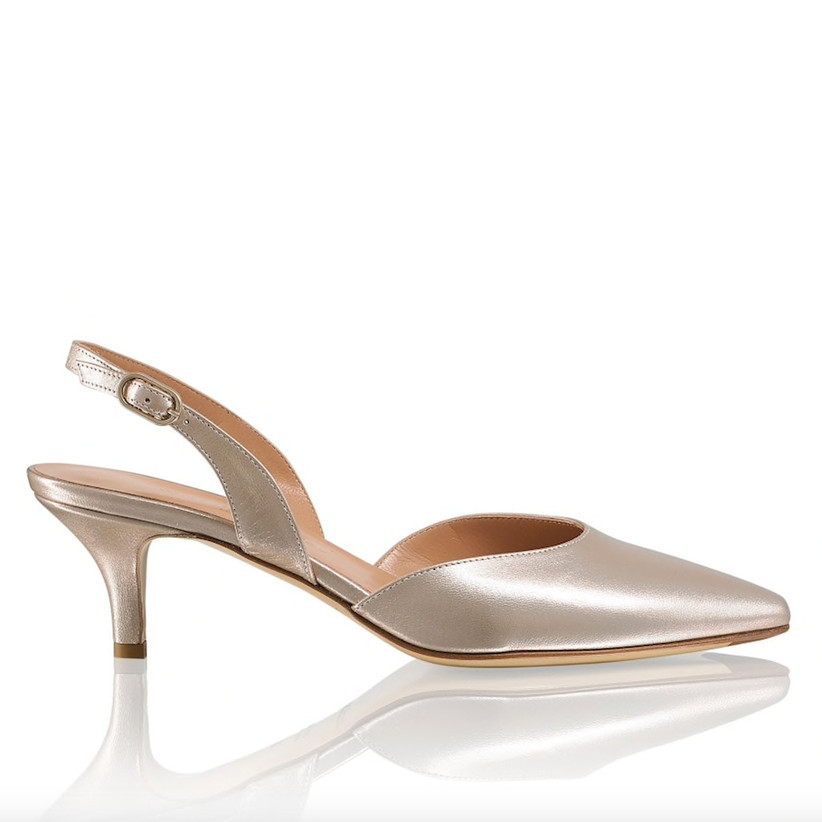 most comfortable gold heels