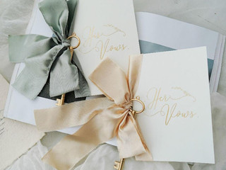 15 Wedding Vow Books to Write Down Your Special Words In