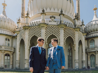 A Beach-Themed Gay Wedding at The Royal Pavilion in Brighton