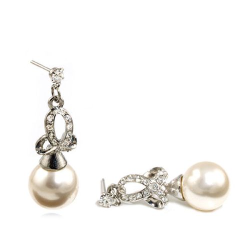 Chic earrings 10e, Girls-Love-Pearls
