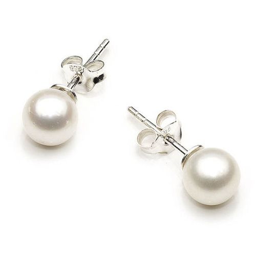 Pearl Stud Earrings, Girls-Love-Pearls