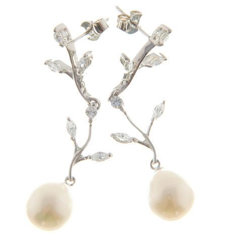 Crystal Vine Earrings, Westwood Rocks Jewellery