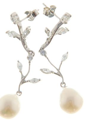 Crystal Vine Earrings, Westwood Rocks Jewellery