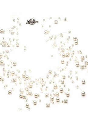 Genevieve Floating Bridal Necklace, Girls-Love-Pearls