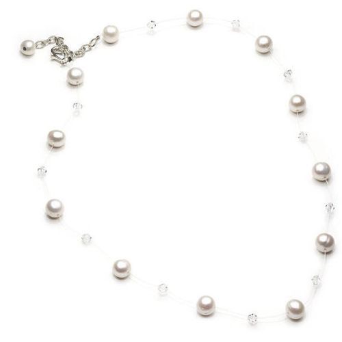 Phoebe Floating Bridal Necklace, Girls-Love-Pearls
