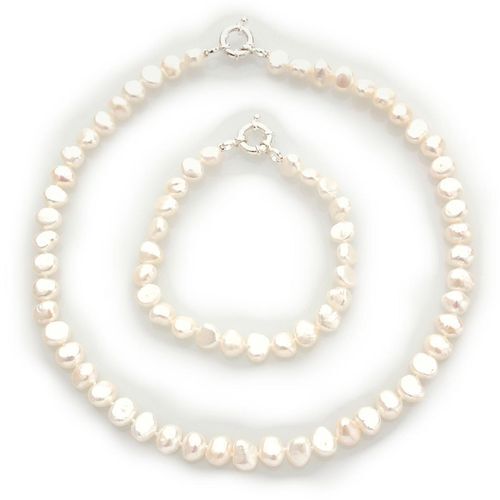 Knotted Pearl Set, Westwood Rocks Jewellery