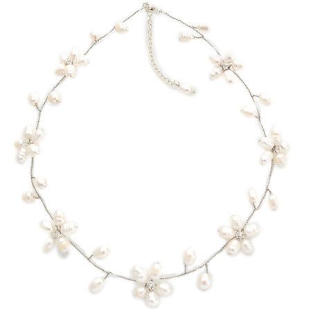 White Daisycahin necklace, Westwood Rocks Jewellery