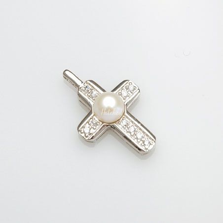 White Eternity Cross, Westwood Rocks Jewellery